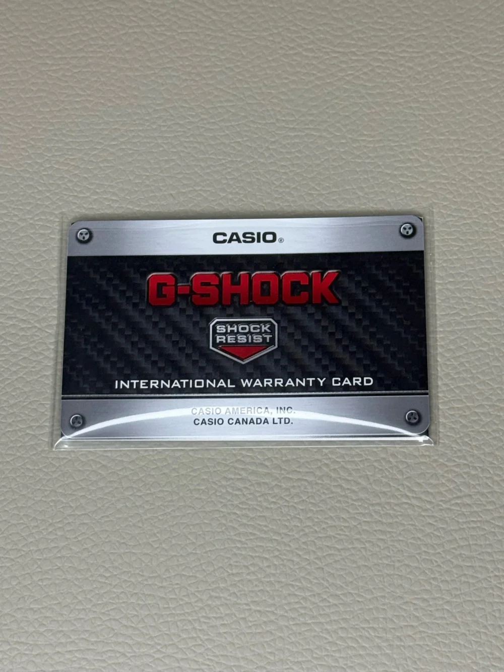 G-Shock Black and Red Branded Watch Box